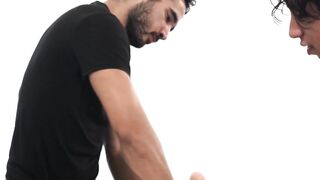 Oiled up stepdad Jax Thirio blowed by stepson Gabe Bradshaw Hoe 2
