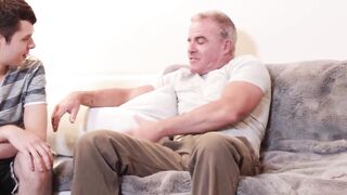 Grandpa Dale Savage barebacked by twink Dakota and muscled Trent Summers