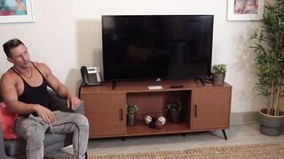 My hot stepdad Jax Thirio destroys my tight ass after I broke my curfew