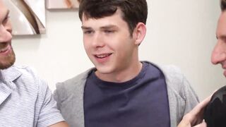 Bald stepuncle Jake Lawrence delights in both me and my stepdads cocks