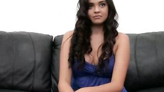 Squirting Anal Loving Teen Cums on Casting Couch