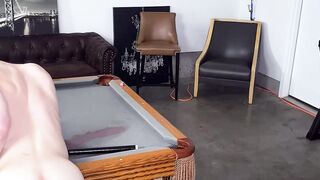 My cute stepson Troye Jacobs gave me a pool table so I gave him my yummy cum