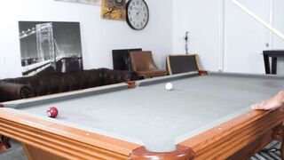 My cute stepson Troye Jacobs gave me a pool table so I gave him my yummy cum