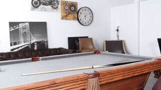 My cute stepson Troye Jacobs gave me a pool table so I gave him my yummy cum
