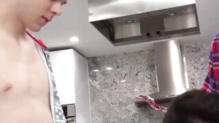 Ripped Jax Thirio wont be hungry for the day after stepbrothers Jesse and Braden feed