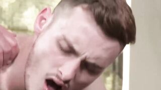 Stepgrandpa Josh Cannon barebacked me until he cums inside my deep ass