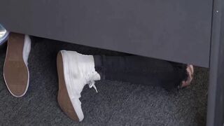 My blonde stepson Braden Taylor isnt doing his homework so I made him suck my throbbi