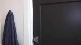 Ripped stepdaddy Myles Landon creeps into the shower where Im in and rims my ass