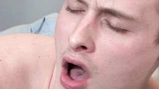 I bend over and let my pervy stepdad Myles Landon savor my ass