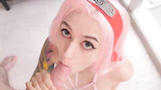 Sakura Anal Amateur Teen Slut Whore Cosplay Purple