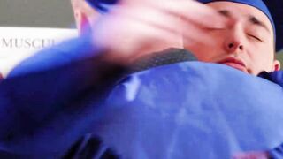 Dick hungry Masyn Thorne and Cameron Neutron shared the dick of Jonathan Tylor in a h