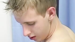Blond twink Jacob Rex riding Zach Kuwalski throbbing cock