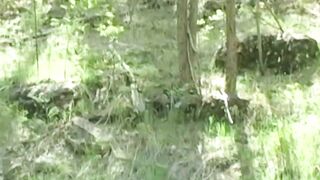 Fresh twink Clay Whorton anal fucked by Kevin Grey outdoors