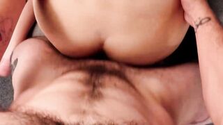 Tatted straight dude Andrew Miller gets his first hardcore rimming