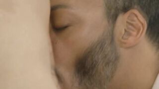 Gorgeous TS stepdaughter analed by black stepdad