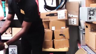 Young thief receives interracial raw banging by hung officer Hoe 3
