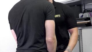Delinquent perp Ty Roderick intensely drills blonde guard to get away from his charge