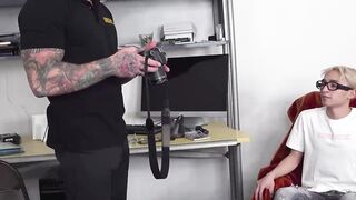 Blonde perp Ander Wolfson experienced a hard ass pounding from a muscular officer
