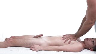The DILF felt the constant stream of precum leaking from Max Ryder's cock