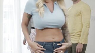 I pounded the blonde MILF  Dames in missionary and doggy style before facial
