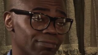 Big boobed Darla Crane and ebony dude Sean Michaels succumbs to interracial sex