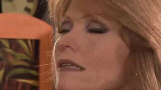 Big boobed Darla Crane and ebony dude Sean Michaels succumbs to interracial sex