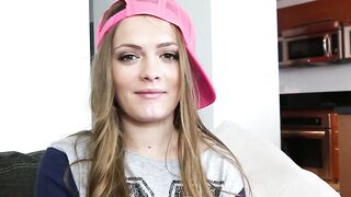 Cute rollerblade chick Monica is fucked