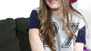 Cute rollerblade chick Monica is fucked