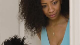Blonde Ava Sinclaire have threesome pussy licking sesh with two ebony ladies