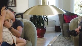I intently watch my big boobed wife Gianna Grey loving another mans dick