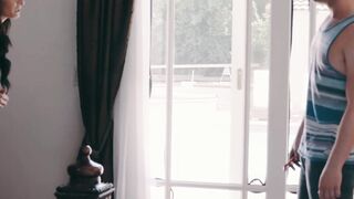 This lovely MILF Silvia Saige devoured my dick before I plowed her vag nice and fast