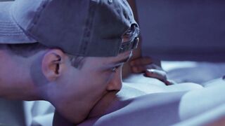Petite teen Kyler Quinn is dripping wet while riding this hard cock