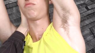 EastBoys - Hot Leo West with big dick is strapped