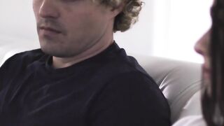 Horny stepsister Sophia Burns seduces her stepbrother into riding him wildly