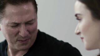 Stepdaughter Hazel Moore cant restrain herself from stepdads massive cock