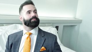 Wet and rough anal fucking suited Dani Robles and Hairy Wolf