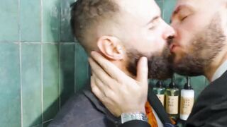 Wet and rough anal fucking suited Dani Robles and Hairy Wolf