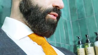 Wet and rough anal fucking suited Dani Robles and Hairy Wolf