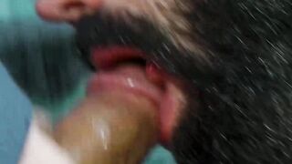 Wet and rough anal fucking suited Dani Robles and Hairy Wolf