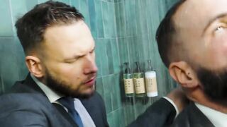Wet and rough anal fucking suited Dani Robles and Hairy Wolf