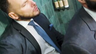 Wet and rough anal fucking suited Dani Robles and Hairy Wolf