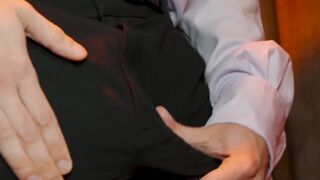Nasty guy Luciano rides the sling and banged in a missionary by Viktor Rom