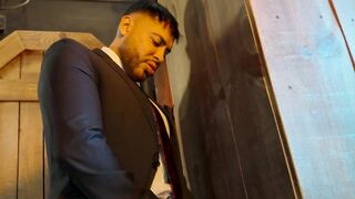 Nasty guy Luciano rides the sling and banged in a missionary by Viktor Rom