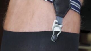 Client Matt Polaco moaned loudly in a sweaty ass fucking by barber Oskar Ivan
