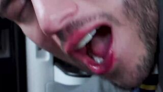 Horny Allen King ripped the pants of sexy Luciano and fucks him hard