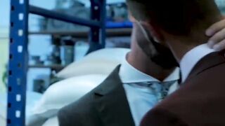 Sexy Dani Robles serves sloppy blowjob before he gave up his ass to Hugo Castellano