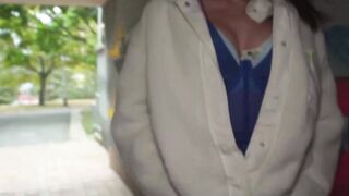Busty Charlotte Lapiedra allowed me to touch her perky nipples in exchange for my dic