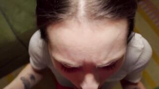 The tip of my huge boner reached the depths of Matty Mila Perezs tight cunt