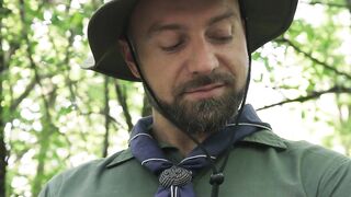 Adam Snow spat on his dicke before penetrating the twink's twitching hole while trail