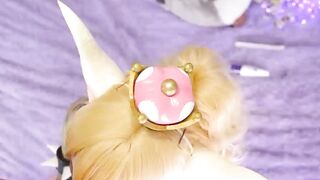 BOWSETTE LIKES TO STRETCH HER ASS AND GETS DICK Purple